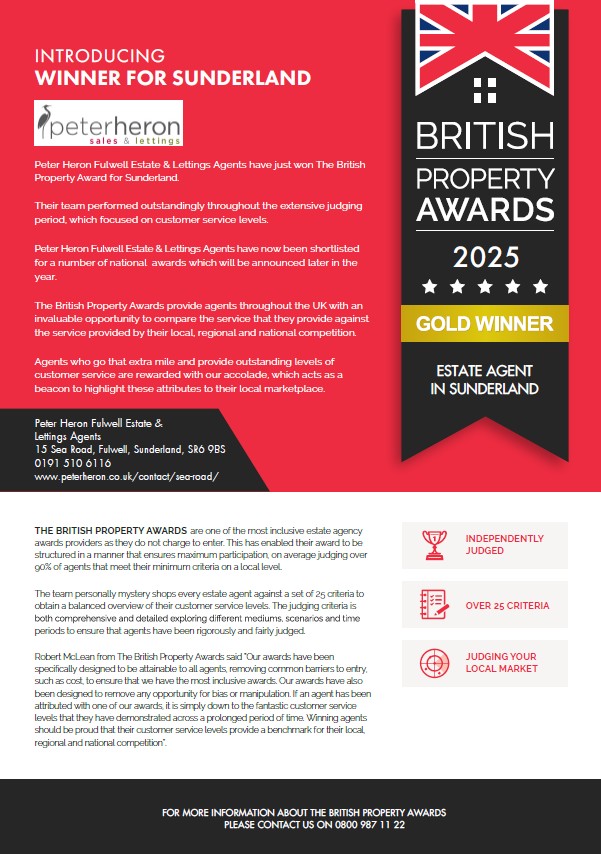 British Property Awards Gold Winner 2025
