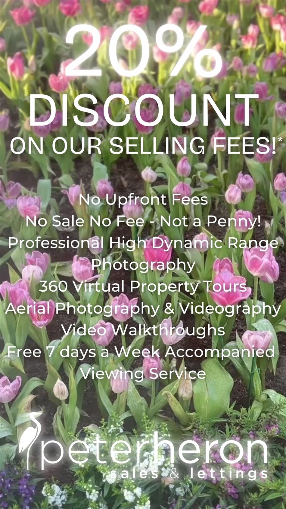 20% Discount on our Selling Fee