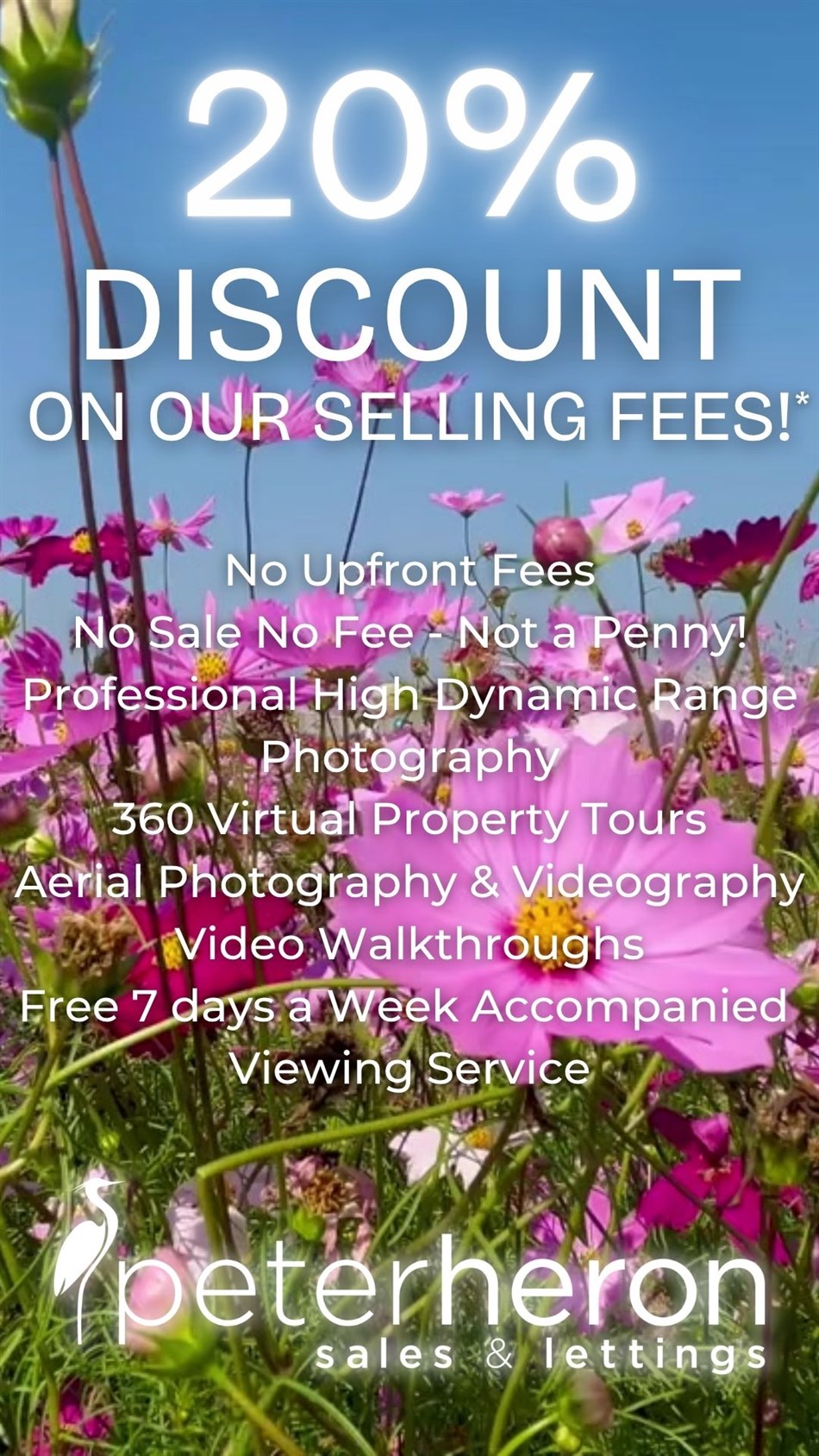 20% Discount on Our Selling Fees