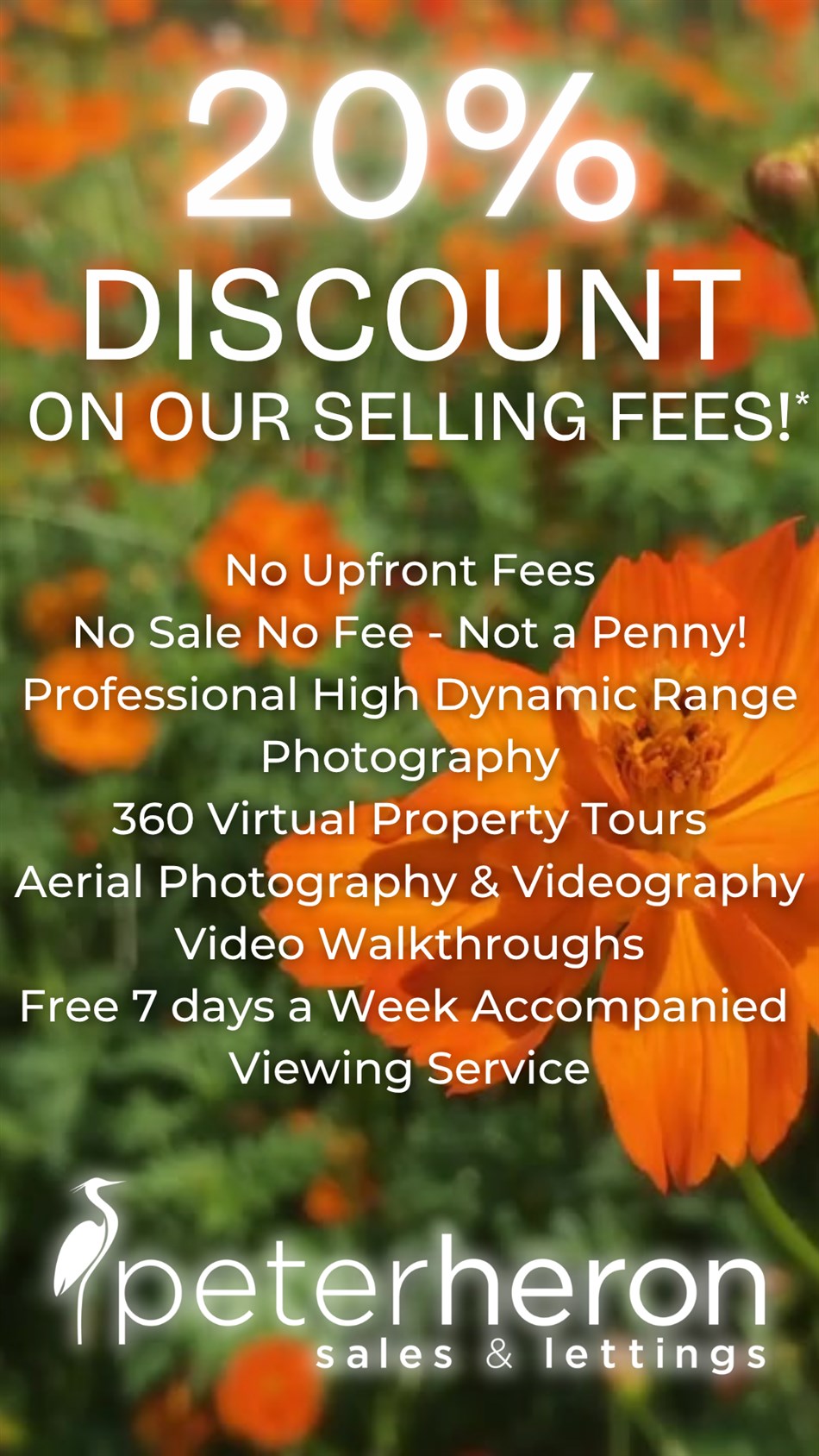 20% Discount on Our Selling Fees