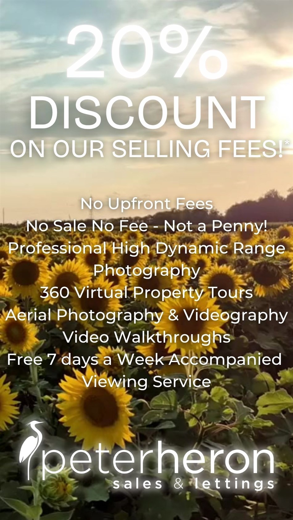 20% Discount on Our Selling Fees*