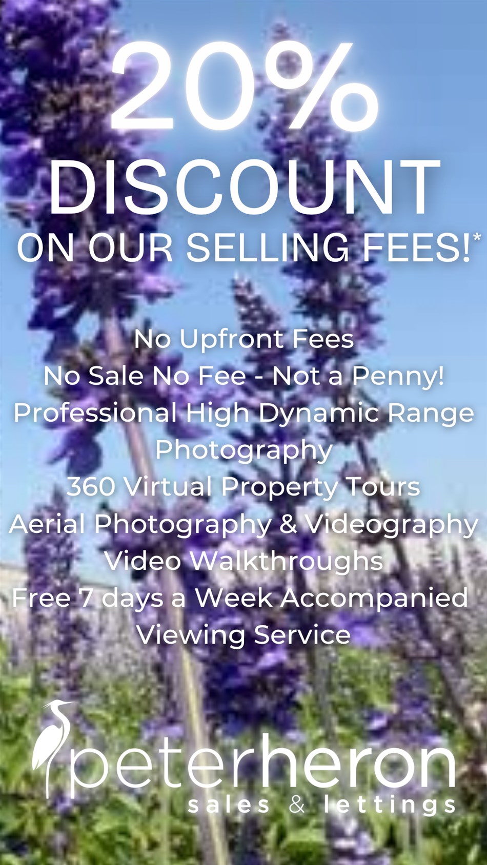20% Discount on Our Selling Fees*