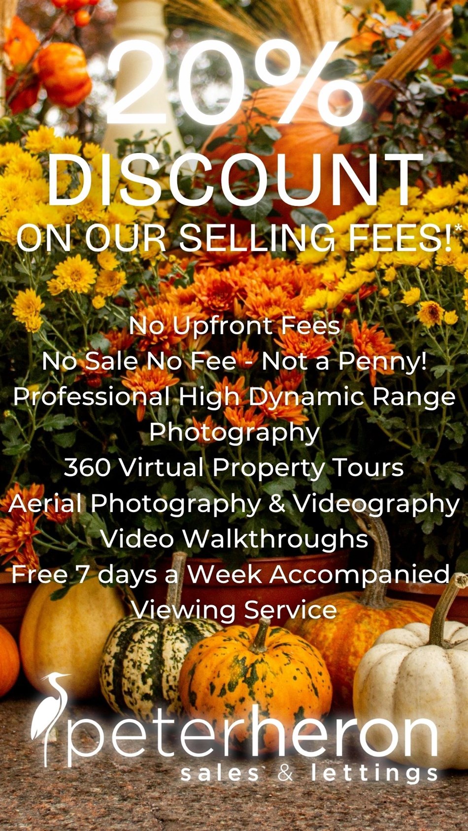 20% Discount on Our Selling Fees*