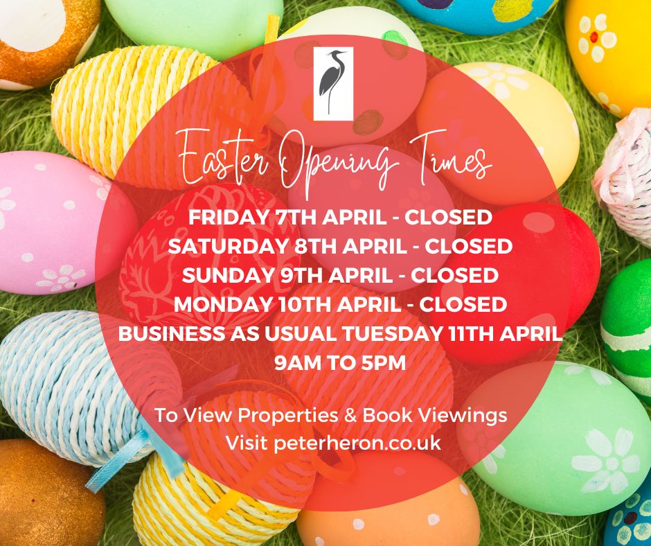 Easter Opening Times Peter Heron
