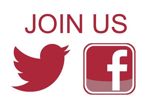 We're on Facebook & Twitter!