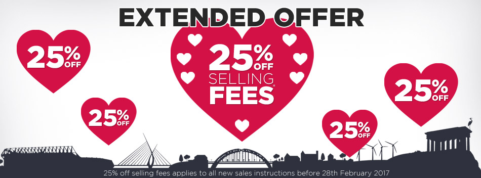 EXTENDED OFFER - 25% OFF OUR SELLING FEES