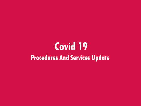 Covid 19 - Procedures and Services Update 15th December 2021