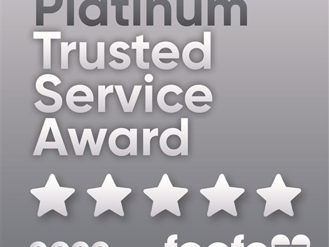 Peter Heron receives Feefo Platinum Trusted Service Award 2022