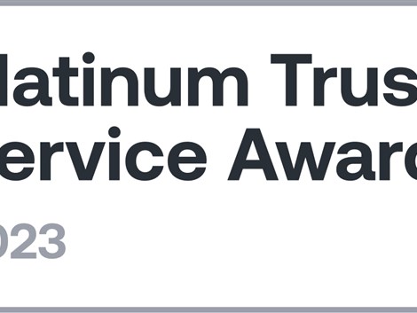 Feefo Platinum Trusted Service Award 2023 for the 5th year in a Row!